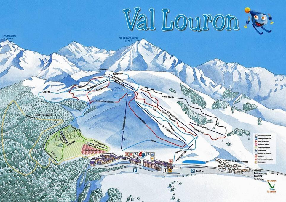 Appart 4-6 Pers Au Pied Des Pistes - Val Louron Génos Eksteriør bilde